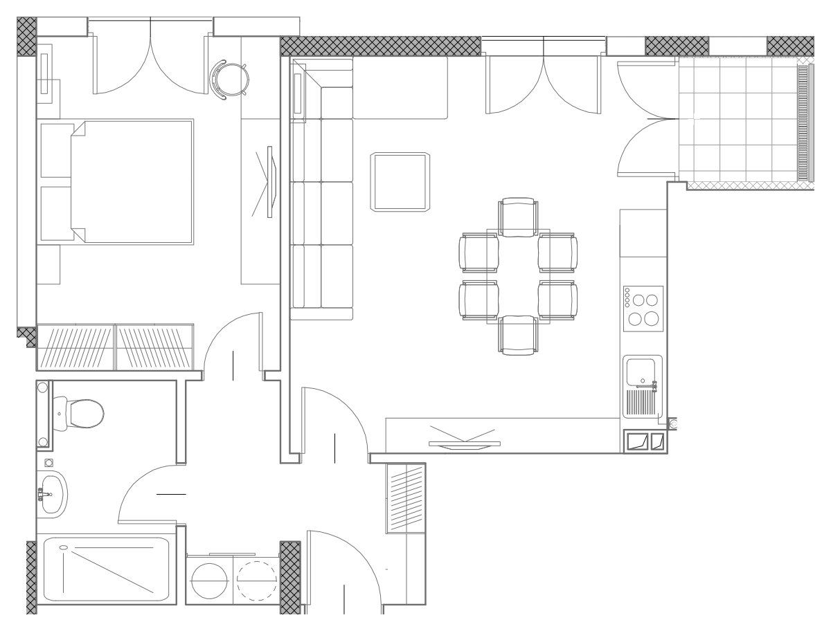 План на апартамент A-3